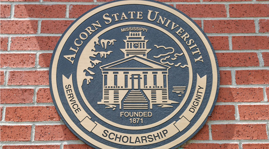 Alcorn State University Seal on Wall