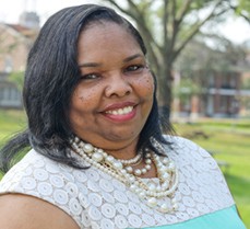 A photo of Shuwanda Ford, Administrative Assistant to the Director of Financial Aid at Alcorn State University. 