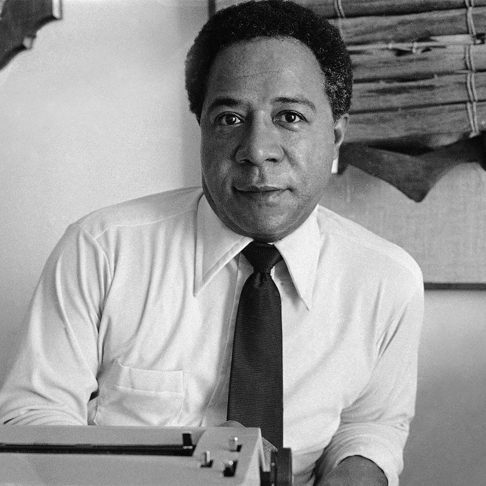 A picture of Alex Haley.