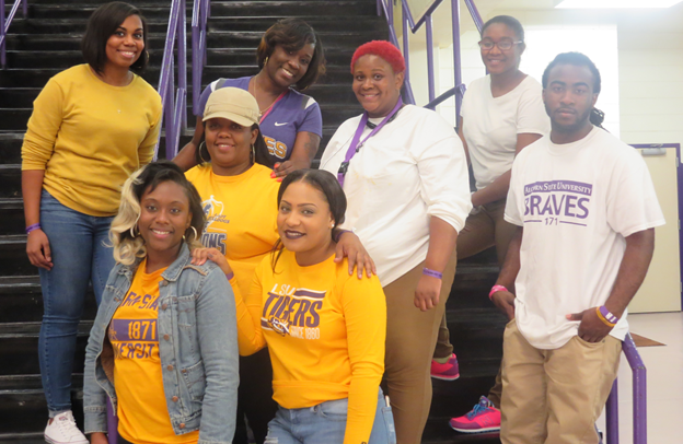 Members of the Alcorn State University Social Work Club and Honor Society