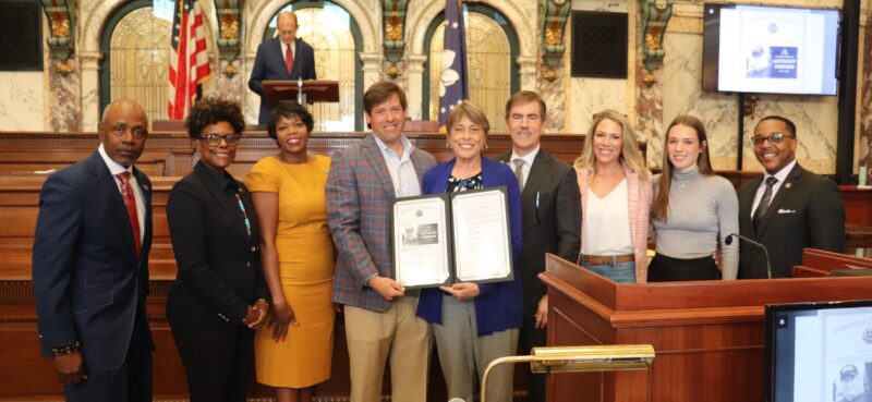 Today, the Mississippi Senate presented Senate Resolution 66 to the widow and family of legendary former Alcorn State University Tennis Coach and Mathematics Instructor Anthony "Tony" Bruce Dodgen, who passed away on January 18, 2025.