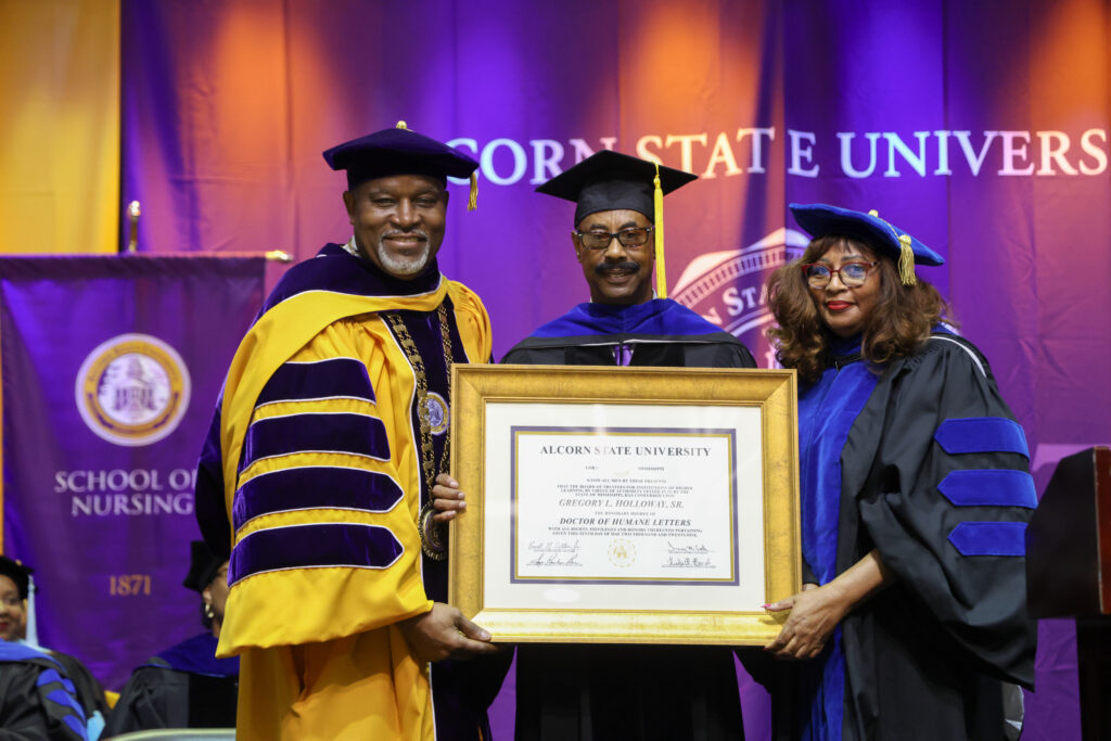 Rep. Gregory Holloway Sr. honored with the doctor of humane letters degree