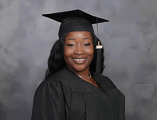 Harris graduates early, balances motherhood and academics