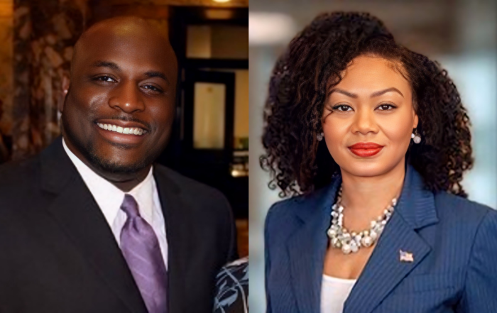 Christopher Barney, vice president, branch manager, and Dr. Theresa Horne Vice President, Community Manager, of JPMorgan Chase & Company.