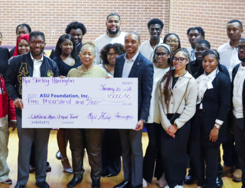Harrington recalls civil rights arrest, donates $5,000 to Gospel Choir at Alcorn MLK observance