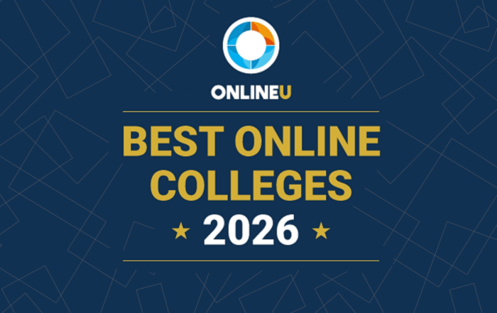 OnlineU Best Online Colleges 2026 Ranking Badge