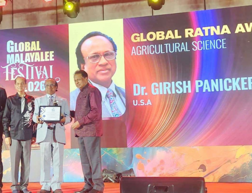 Panicker receives India’s 2026 Global Ratna Award for agricultural science
