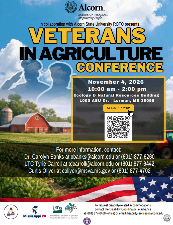 Veterans in Agriculture Conference November 4, 2026